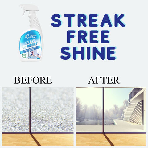 Clear N Bright Streak-Free Glass & Window Cleaner (3 pack)