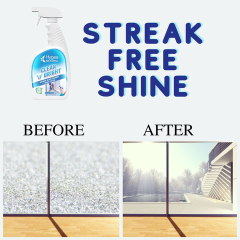 Clear N Bright Streak-Free Glass & Window Cleaner (Ready To Use)