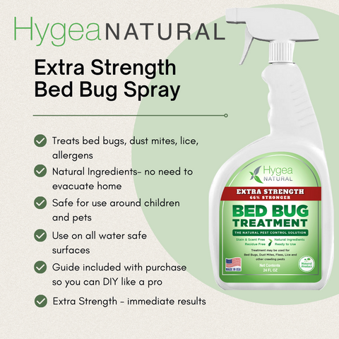 Extra Strength Bed Bug Spray + Refill + Laundry Additive