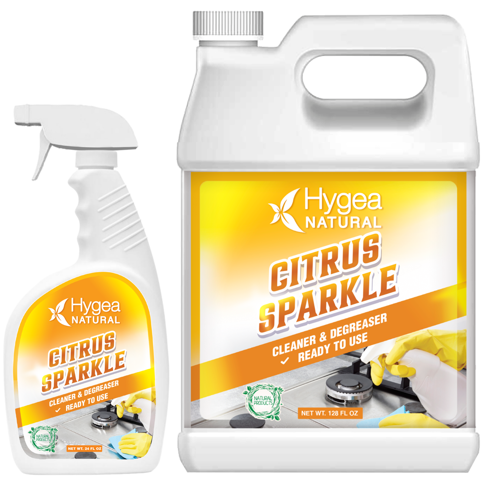 Citrus Sparkle - Natural Degreaser (Ready to Use) Gallon retailer 128 oz