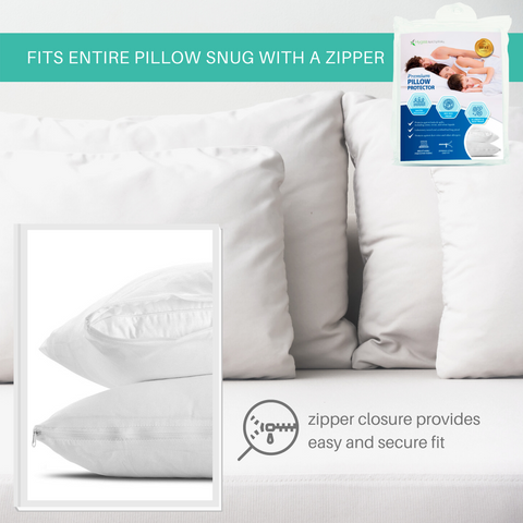 Premium Pillow Cover 2 Pack - Kit of 2 (Total 4 pillow protectors)