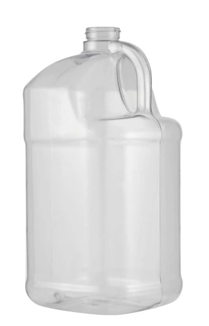 1 Gallon Clear PVC Plastic Square Jug