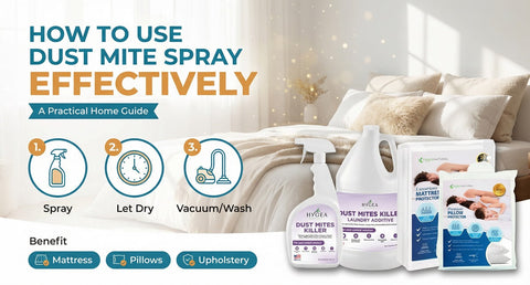 How to Use Dust Mite Spray Effectively
