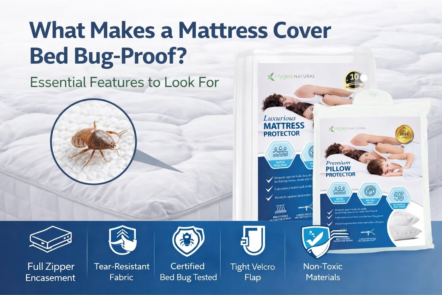 What Makes a Mattress Cover Bed Bug-Proof? Essential Features to Look ...