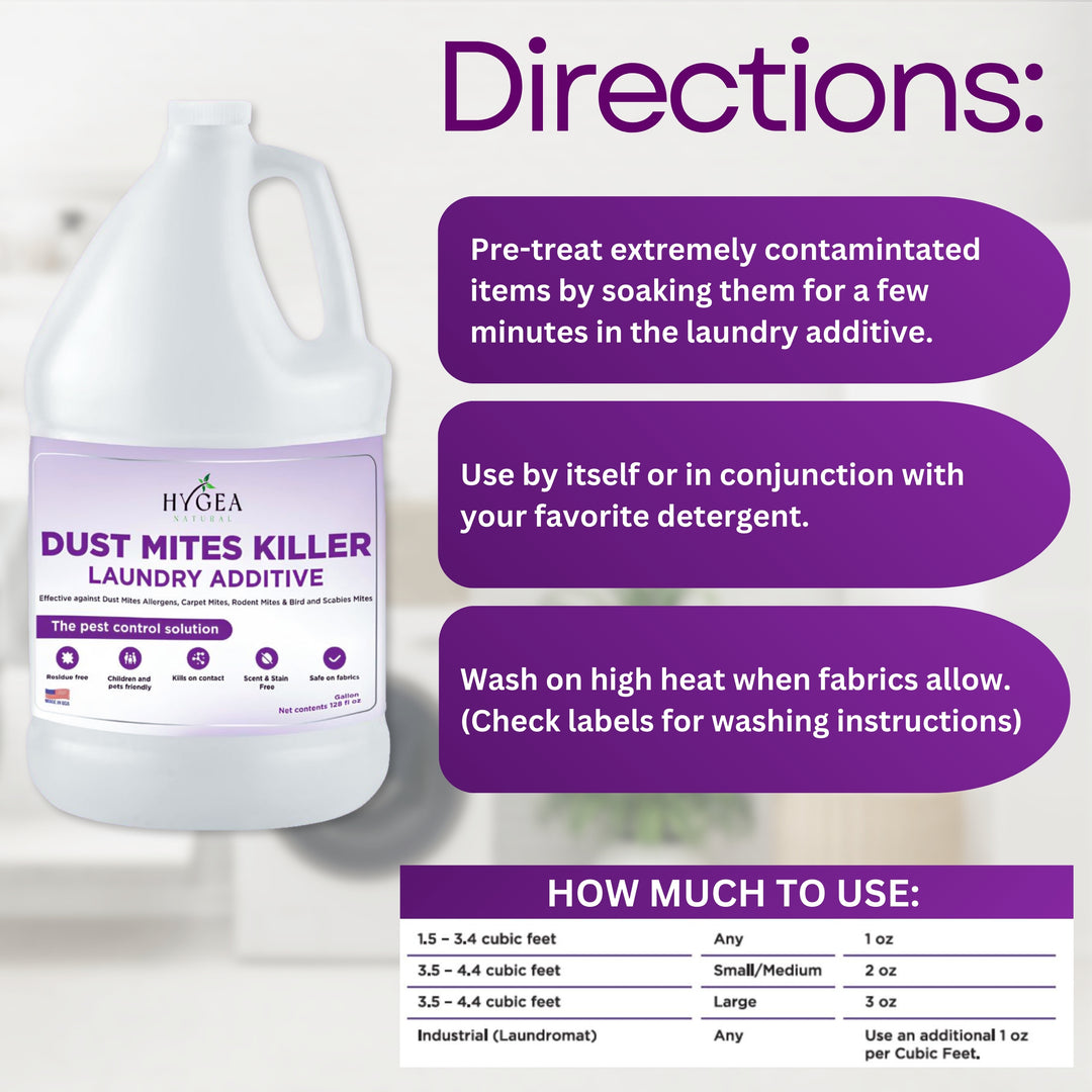 Buy Dust Mite Laundry Additive Treatment In NY – Hygea Natural
