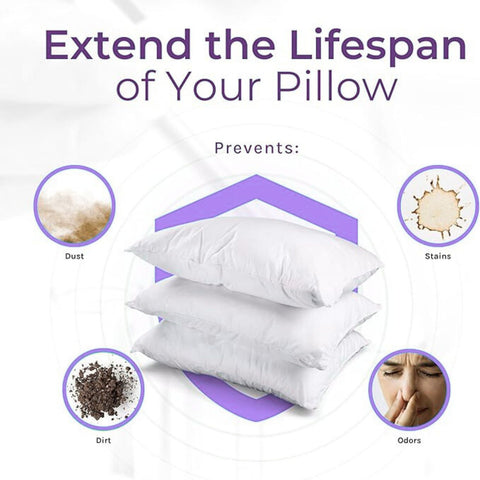 Dust Mite & Allergen Pillow Protector – 2 Pack