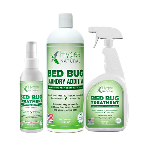 Bed Bug Spray + Travel Spray + Laundry Additive