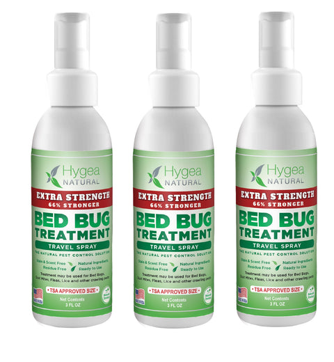 Extra Strength Bed Bug Travel spray 3 pack