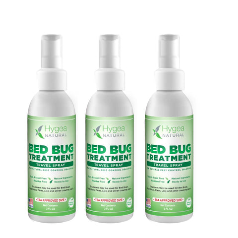 Bed Bug Travel Spray (3 Pack)