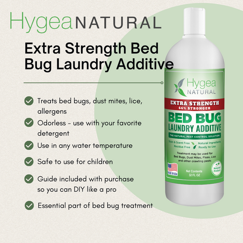 Extra Strength Bed Bug Spray + Travel Spray + Laundry Additive