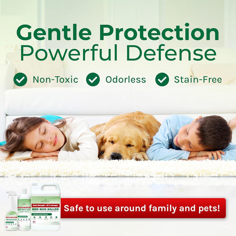 Extra Strength Bed Bug Spray + Refill + Laundry Additive