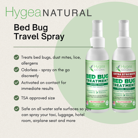 Extra Strength Bed Bug Spray & Travel Spray Kit