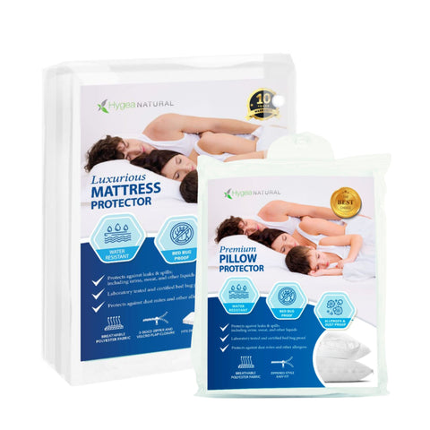 Premium Pillow Cover & Luxurious Mattress Cover Kit